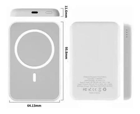 Bateria Portátil Power Bank Magsafe Para iPhone 11 12 E 13 - Single -  Carregador Portátil - Magazine Luiza