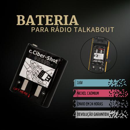 Imagem de Bateria Recarregável  3.6v 650mah AA Para Talk About Walkie Talkie