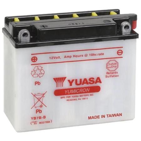 Imagem de Bateria Yuasa YB7B-B Neo115 XR200 CBX200 Strada NX350 Sahara