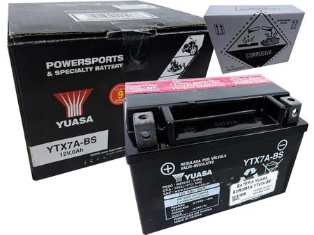 Imagem de Bateria Yuasa Ytx7a-bs Future Burgman 125 Kymco 125 Ninja 250