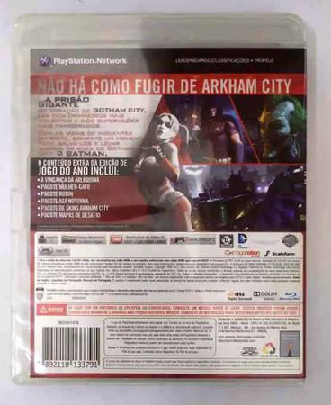 Batman Arkham Asylum para PS3 - WB Games - Jogos de Ação - Magazine Luiza