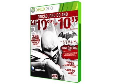 Batman: Arkham City - GOTY para Xbox 360 - Warner - Jogos de Ação