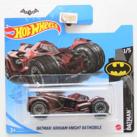 Carrinho Hotwheels Batman Batmóvel Vermelho Arkham Kinight