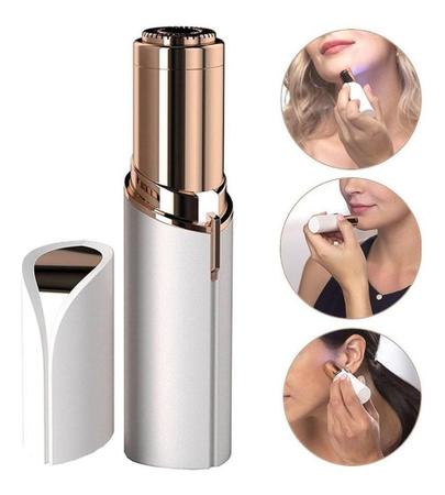 Batom Depilador Facial Elétrico Recarregável Tira Pelos Buço - Shopbr Imagem de Batom Depilador Facial Elétrico Recarregável Tira Pelos Buço