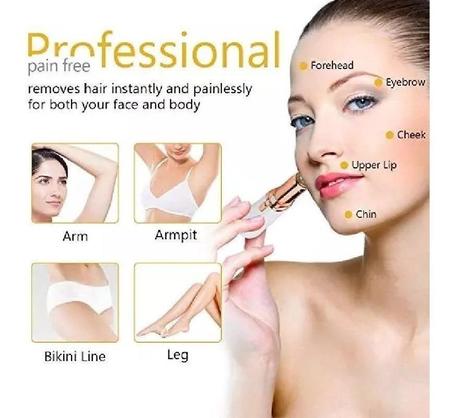 Batom Depilador Facial Elétrico Recarregável Tira Pelos Buço - Shopbr Imagem de Batom Depilador Facial Elétrico Recarregável Tira Pelos Buço
