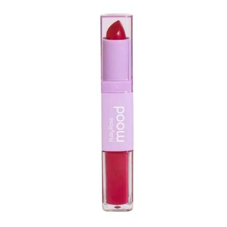 Batom Duo Ruby Rose Mood Vitamina E Cm12 3,2G Imagem de Batom Duo Ruby Rose Mood Vitamina E Cm12 3,2G