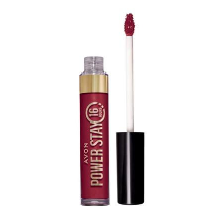 Batom Liquido Matte Avon Power Stay 6ml Vermelho Terra Imagem de Batom Liquido Matte Avon Power Stay 6ml Vermelho Terra