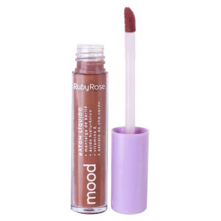 Imagem de Batom Líquido Matte Marrom Interest Ruby Rose Gloss Labial