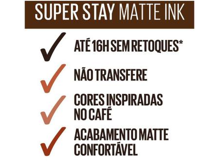 Imagem de Batom Líquido Matte Maybelline Ink SuperStay