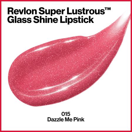 Batom REVLON Super Lustrous Glass Shine Dazzle Me Pink Imagem de Batom REVLON Super Lustrous Glass Shine Dazzle Me Pink