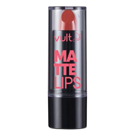 Batom Vult Matte Lips Canela 3,8G Imagem de Batom Vult Matte Lips Canela 3,8G