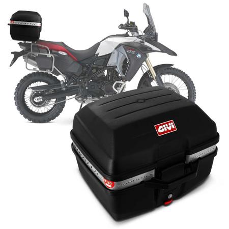 Baú 27L Traffic Givi + Bagageiro Tubular Voltz EVS 2021 Chapam.