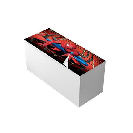 Imagem de Baú Organizador de Brinquedos Menino Spider Man em MDF