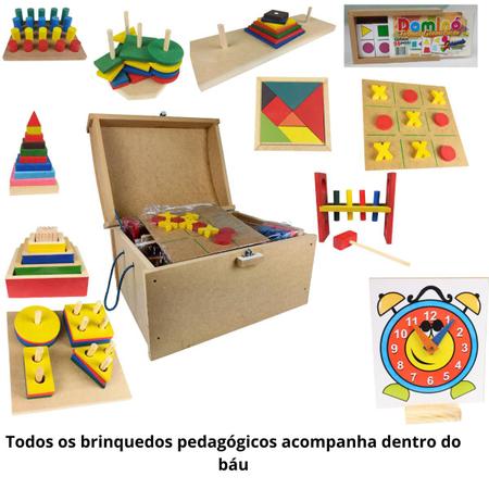 Jogo Montessori de Pinos - Brinquedos Educativos e Pedagógicos