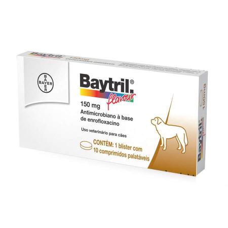 Imagem de Baytril Flavour 150mg com 10 comprimidos