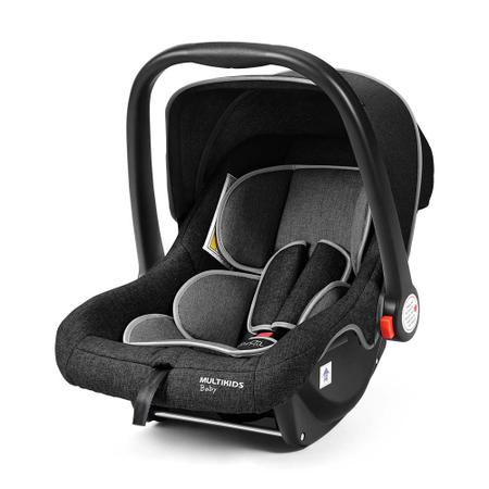 Imagem de Bb406 - bebe conforto rest - 0 a 13 kgs - preto com cinza - multikids baby