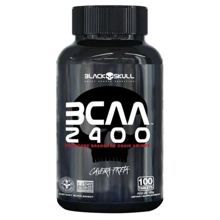 Imagem de Bcaa 2400mg 100 Caps + Thermo Flame 60 Caps Black Skull