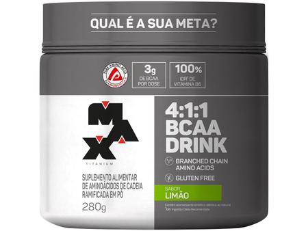 BCAA Max Titanium 4:1:1 Drink em Pó 280g - Limão