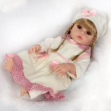 Boneca Kawaii Tipo Reborn C/ Bolsa Maternidade + 23 Itens - Cegonha Reborn  Dolls - Bonecas - Magazine Luiza