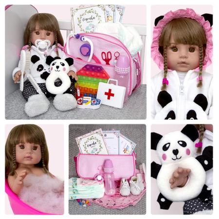 Boneca Bebe Tipo Reborn Barata 20 Acessorios Magazine Luiza - Cegonha Reborn  Dolls - Boneca Reborn - Magazine Luiza