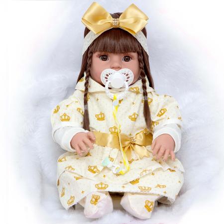 Boneca Bebê Reborn Original Banho - Cegonha Reborn Dolls - Boneca