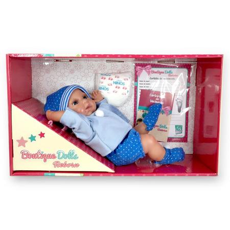 Boneco Bebê Boutique Dolls Reborn Menino - Super Toys - Kidverte