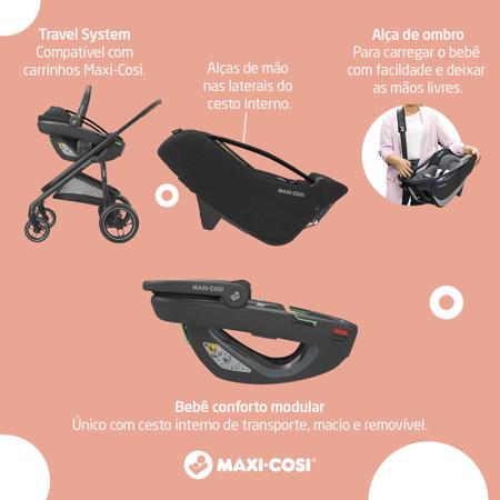 Imagem de Bebê Conforto Coral cor Black Giro 360º Isofix Maxi Cosi