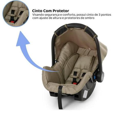 Imagem de Bebê Conforto Galzerano Grid 0 a 13 Kg Cappuccino