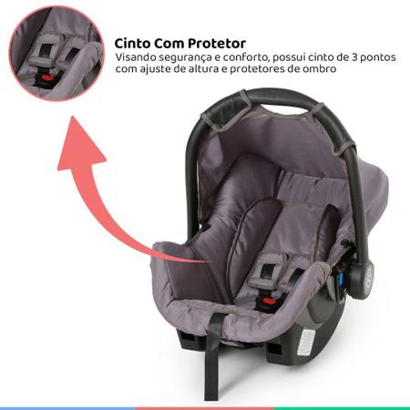 Imagem de Bebê Conforto Galzerano Grid 8184 de 0 até 13 Kg Preto e Cinza