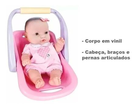 Boneca Bebê Conforto La New Reborn Menina Infantil - Cotiplás