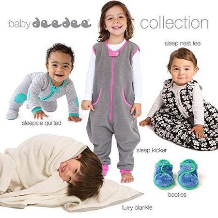 Imagem de bebê deedee cobertor vestível bebê e recém-nascido, saco de dormir do bebê, saco de dormir, ninho de sono Lite, elefante azul-petróleo, pequeno (0-6 meses)