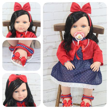 Boneca Bebe Reborn Menina Barata Realista - Chic Outlet - Economize com  estilo!