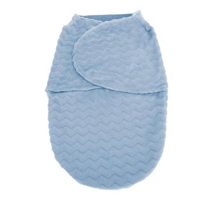 Imagem de Bebê Manta Saco de Dormir Baby Azul Claro Soft Buba
