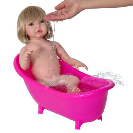 Imagem de Bebê Menina Reborn Princesa Realista Recém - Nascido Barbie