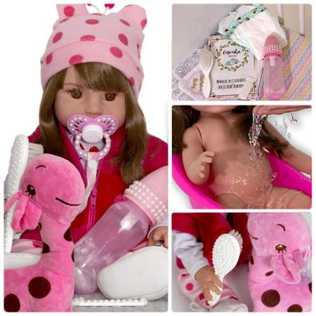 Boneca Bebe Reborn 100% Silicone na Magazine Luiza - Cegonha Reborn Dolls -  Bonecas - Magazine Luiza