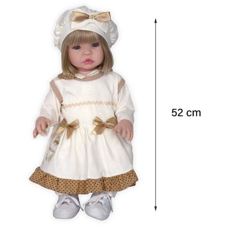 Boneca Princesa Baby Real Magazine Luiza - Cegonha Reborn Dolls - Boneca  Reborn - Magazine Luiza