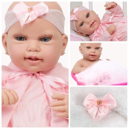 Bebe Reborn 100% Silicone Recem Nascida Fofinha Completa - Cegonha Reborn  Dolls - Bonecas - Magazine Luiza