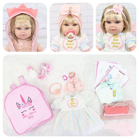 Bebê Reborn Realista Boneca Silicone 21 Itens Princesa - ShopJJ -  Brinquedos, Bebe Reborn e Utilidades