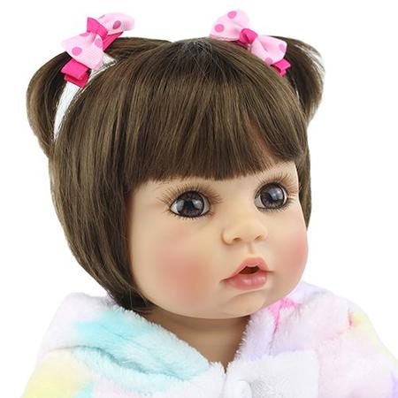 Boneca Bebê Reborn Alice Elefantinho Imperfeita - UniDoll