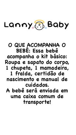 Bebê Reborn Realista Abigail 04 - Kit Completo - Lanny Baby - Bonecas -  Magazine Luiza