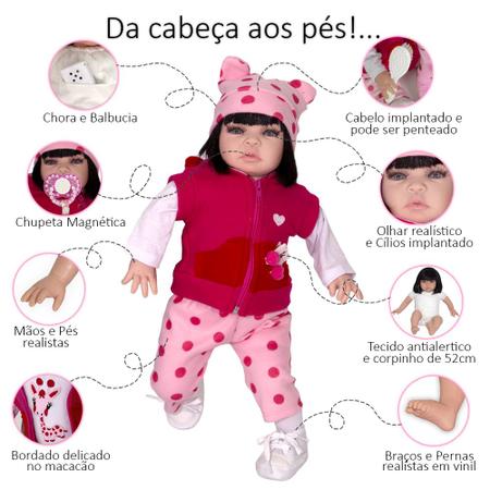 Bebe Reborn Bebe Adora Girafinha Princesa Magazine Luiza - Cegonha