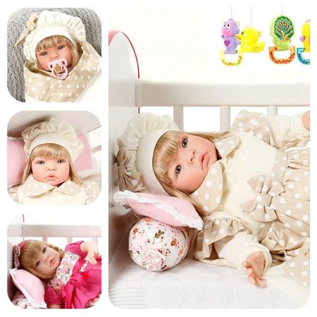 Bebe Reborn Boneca Barata Real Com Chupeta Enxoval Completo - Cegonha Reborn  Dolls - Bonecas - Magazine Luiza