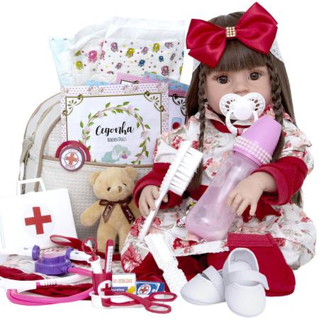 Bebê Reborn Boneca Baby Alive 100% Silicone Realista Barata - Cegonha Reborn  Dolls - Bonecas - Magazine Luiza