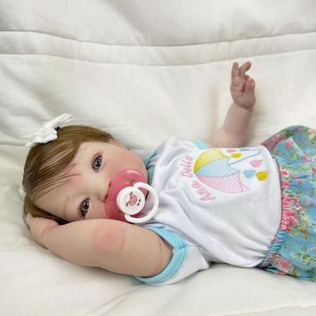 Bebe Reborn Boneca Princesa Silicone Banho Realista K02 - Ana Dolls -  Bonecas - Magazine Luiza