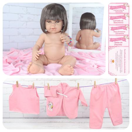 Bebê Reborn Boneca Corpo Siliconado Modelo Novo Barata - ShopJJ -  Brinquedos, Bebe Reborn e Utilidades