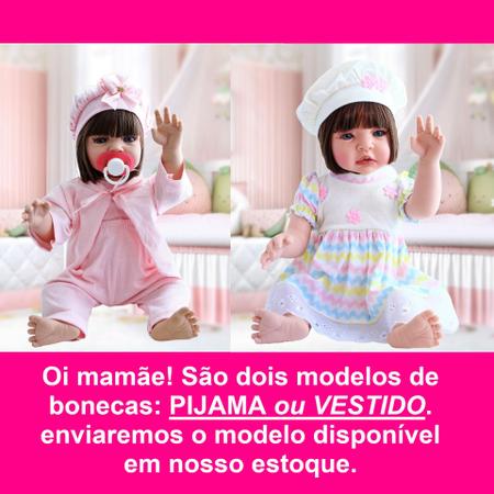 Bebê Reborn Boneca Menina Realista Pode Dar Banho E Itens - Purificar  Comercio