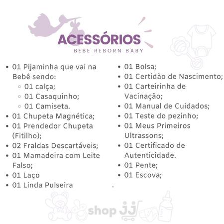 Bebe Reborn Boneca Menina Silicone Realista Com Enxoval - ShopJJ - Bonecas  - Magazine Luiza