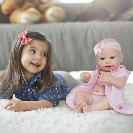 Lara com Lacinho na Cabeça (Bebê Reborn Realista) – Bebe Reborn