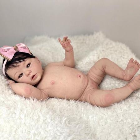Bebê Reborn Boneca Realista Princesa 100% Silicone - Milk Brinquedos -  Boneca Reborn - Magazine Luiza