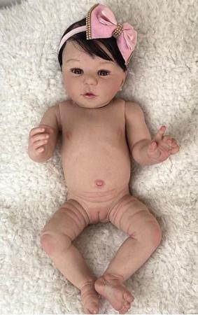 Bebê Reborn de Silicone - Boneca Bebê Reborn 